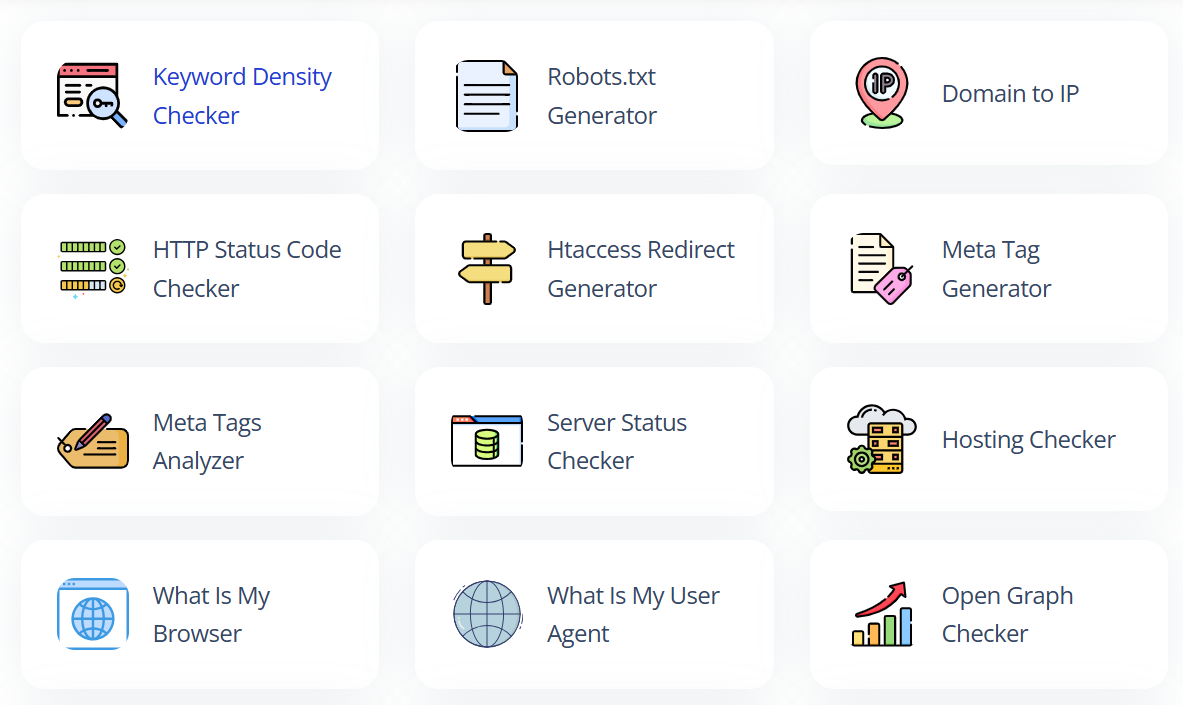 Free SEO Tools for Websites